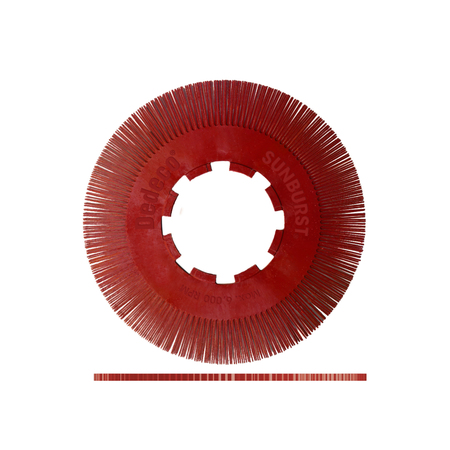 DEDECO SUNBURST 8'' TS DISCS RED 220 GRIT (A/O) 70/BX 1912